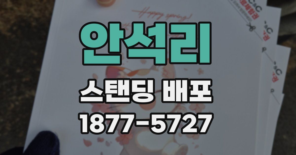 안석리 스탠딩 배포
