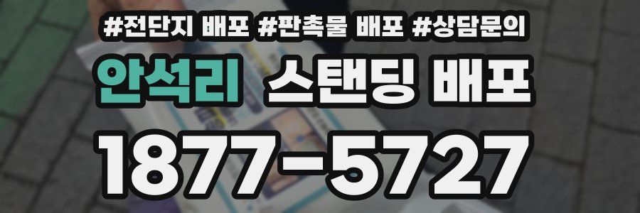 안석리 스탠딩 배포