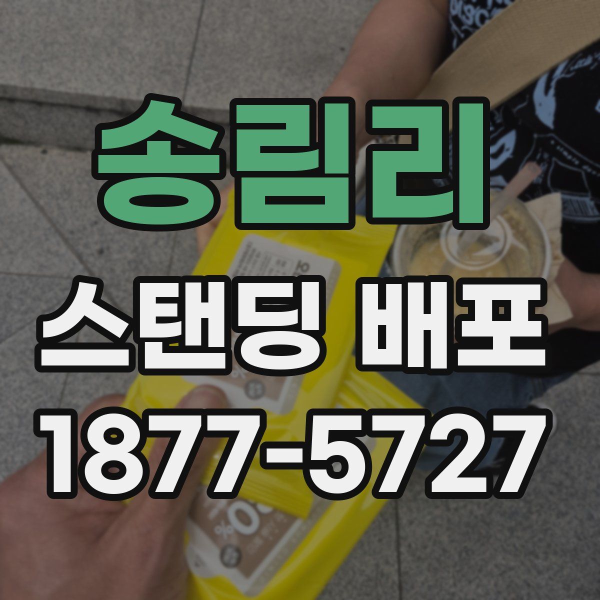 송림리 스탠딩 배포