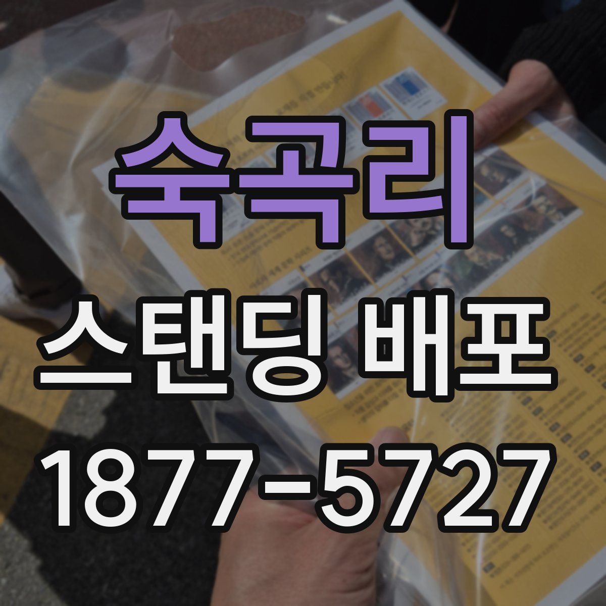숙곡리 스탠딩 배포