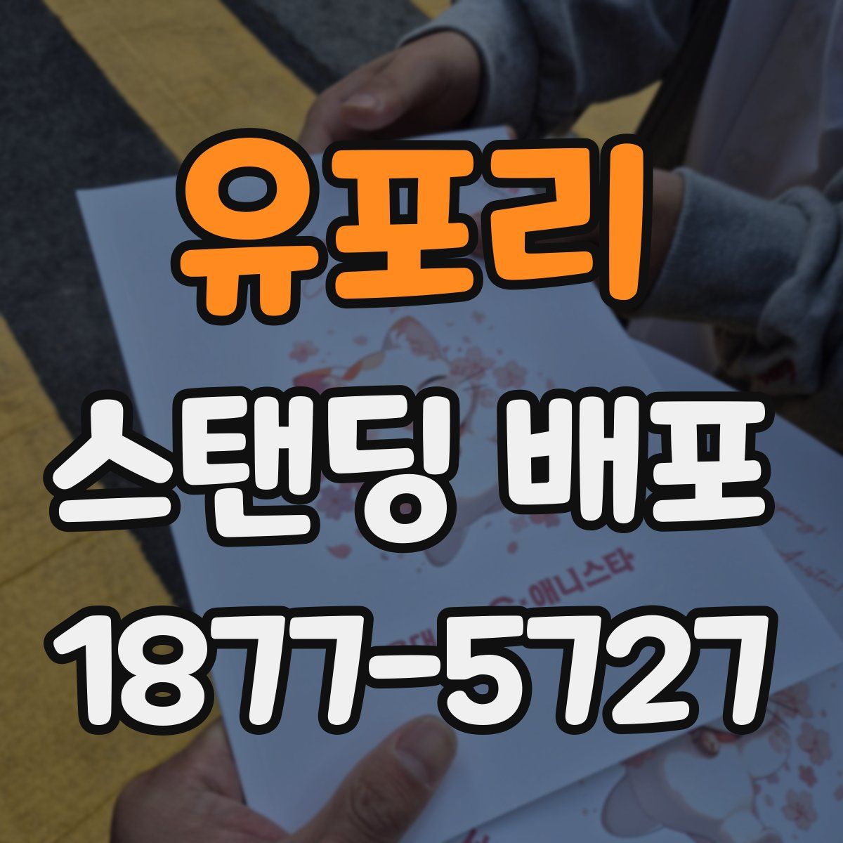 유포리 스탠딩 배포