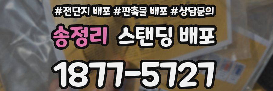 송정리 스탠딩 배포