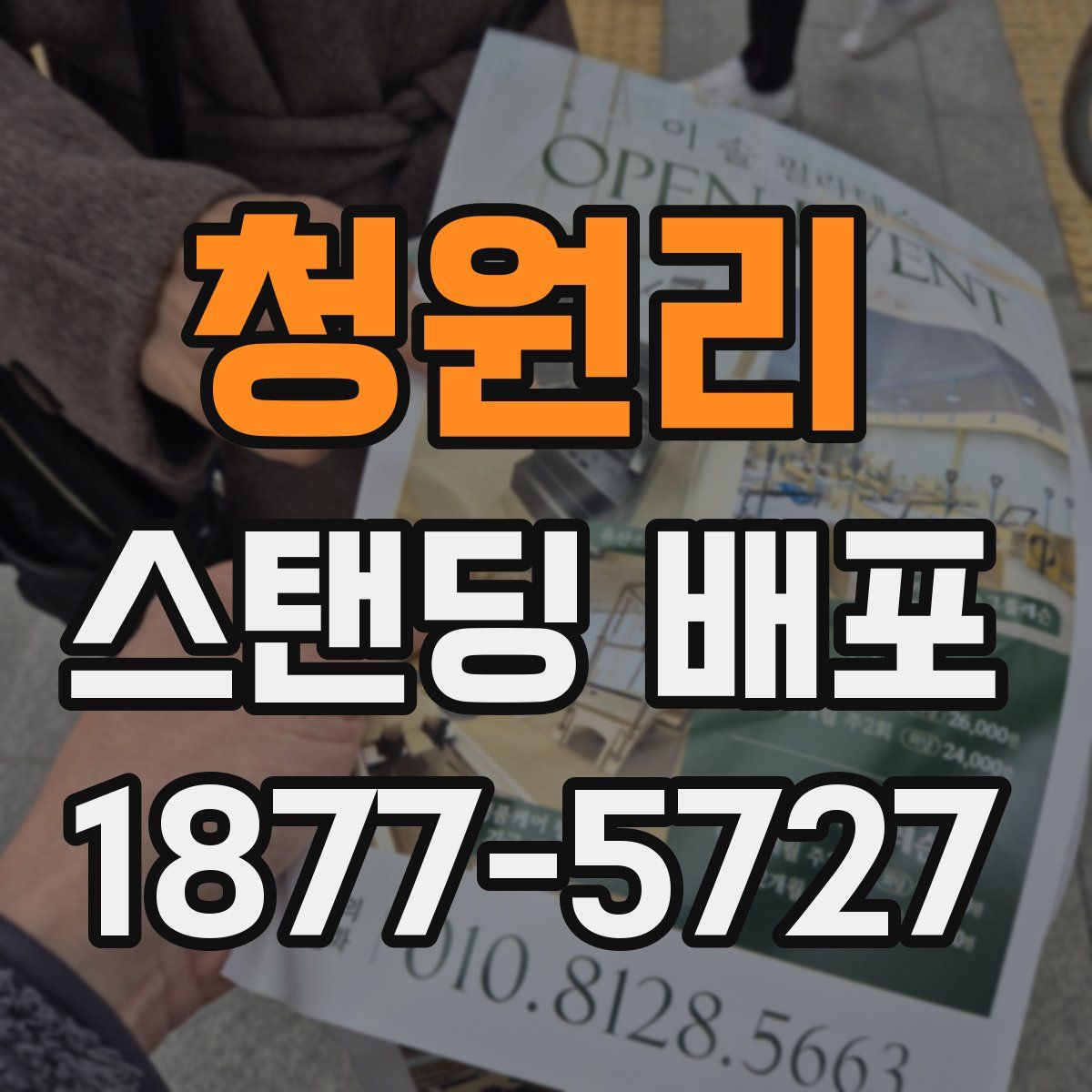 청원리 스탠딩 배포