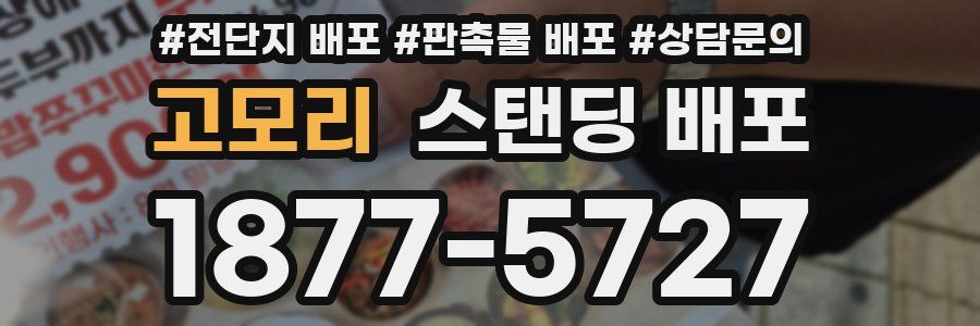 고모리 스탠딩 배포