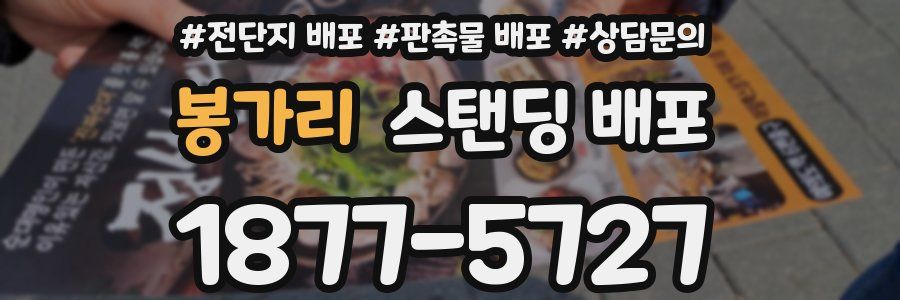 봉가리 스탠딩 배포