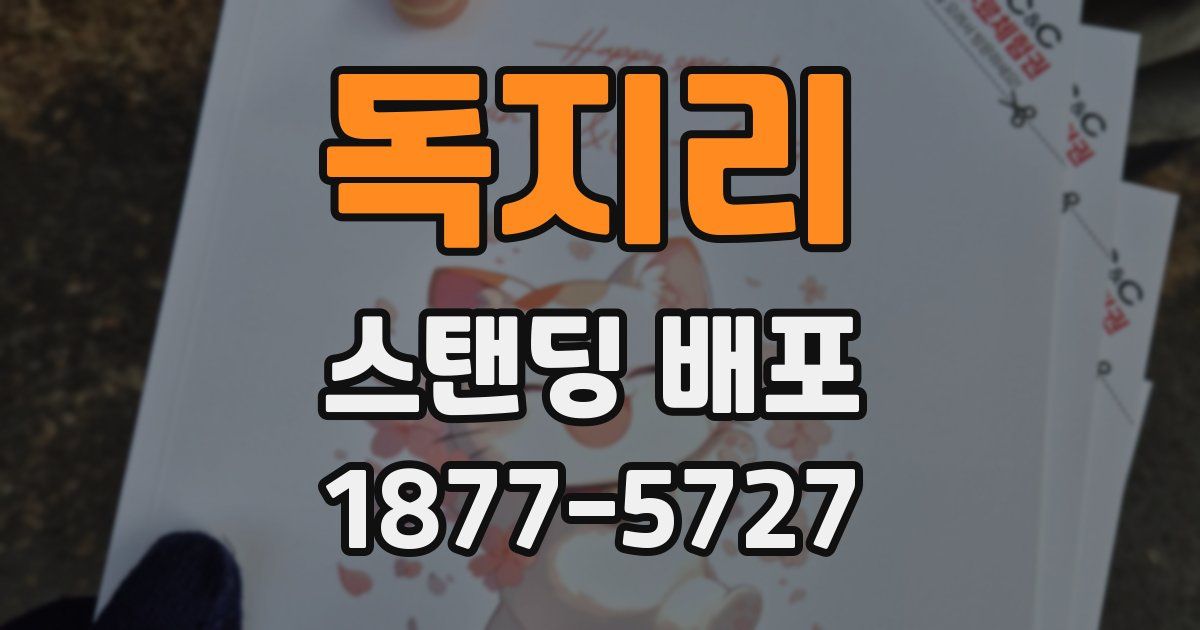 독지리 스탠딩 배포