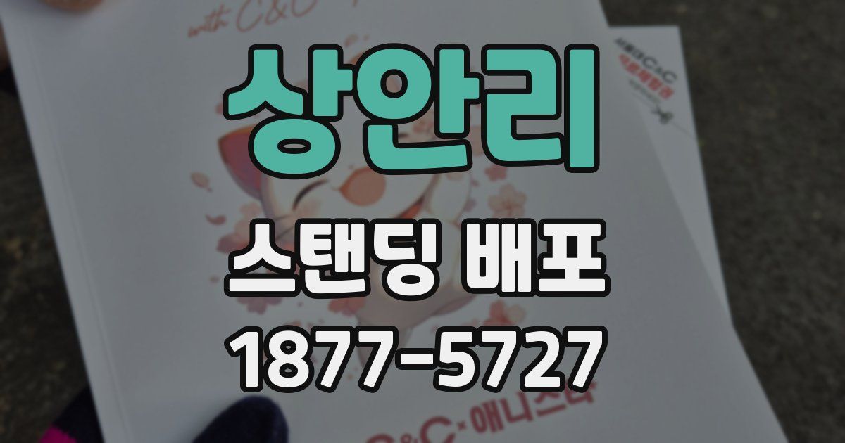 상안리 스탠딩 배포