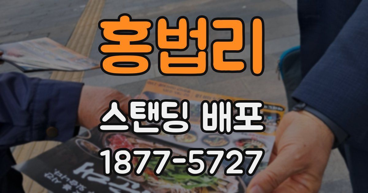 홍법리 스탠딩 배포