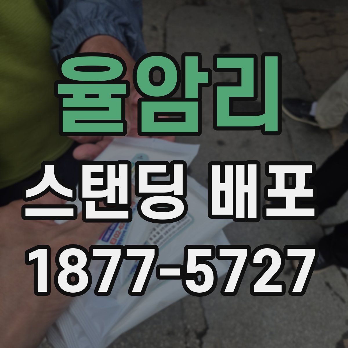 율암리 스탠딩 배포