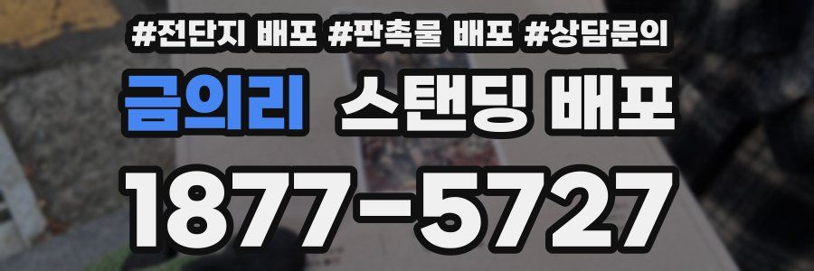 금의리 스탠딩 배포