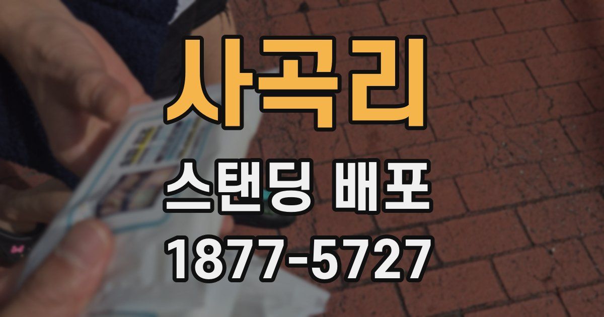 사곡리 스탠딩 배포