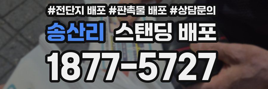 송산리 스탠딩 배포