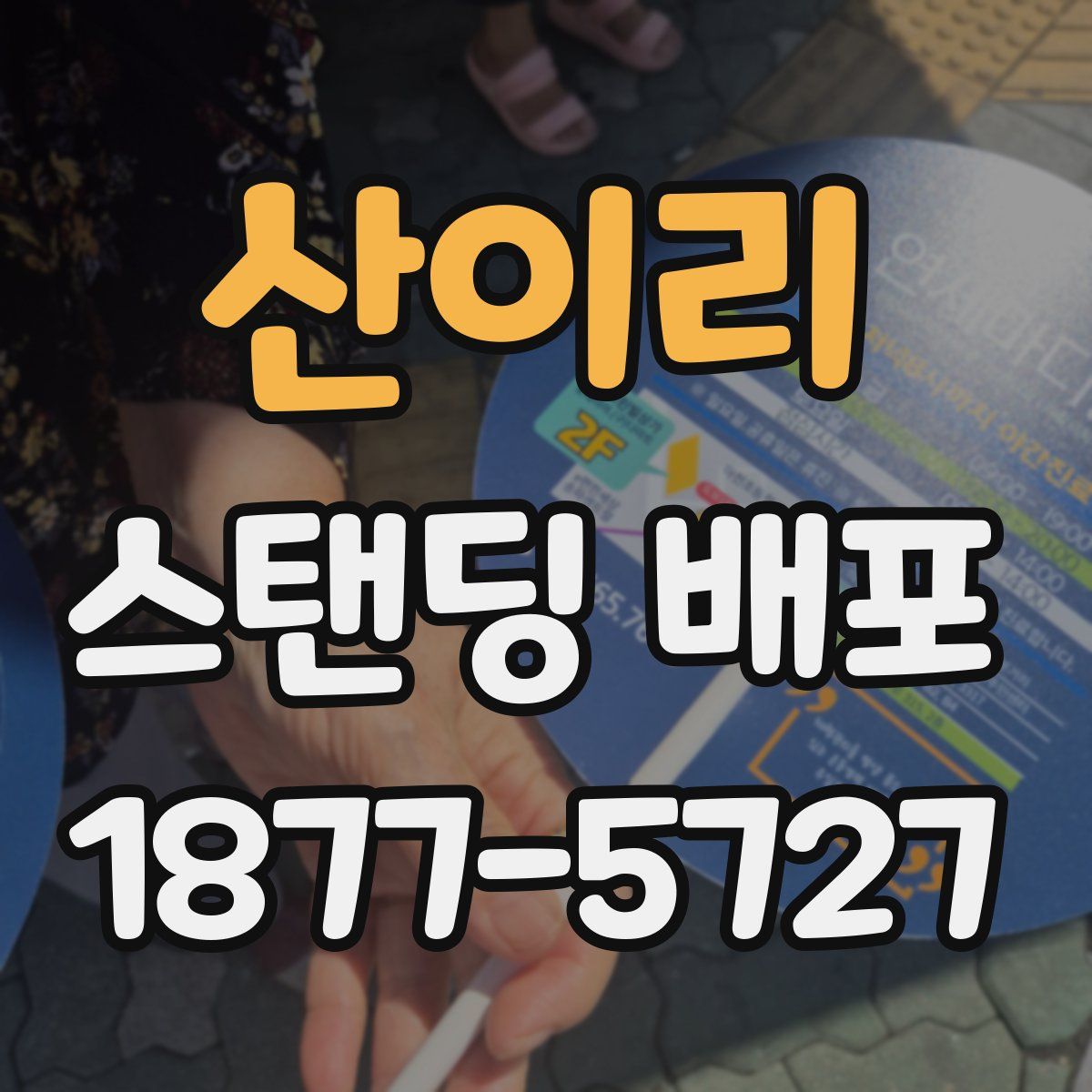 산이리 스탠딩 배포