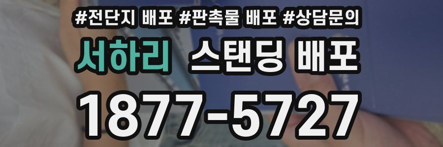 서하리 스탠딩 배포