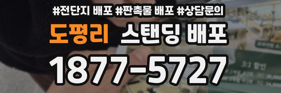 도평리 스탠딩 배포