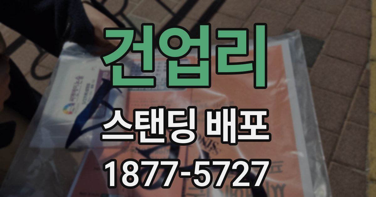 건업리 스탠딩 배포