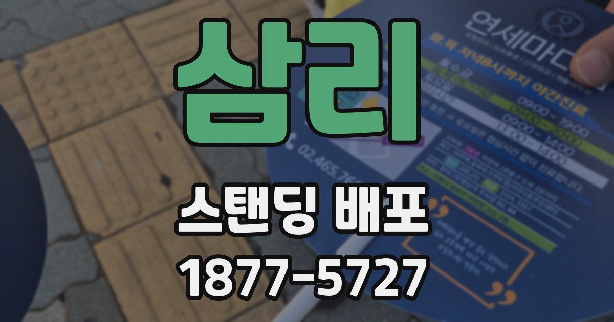 삼리 스탠딩 배포