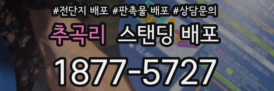 추곡리 스탠딩 배포