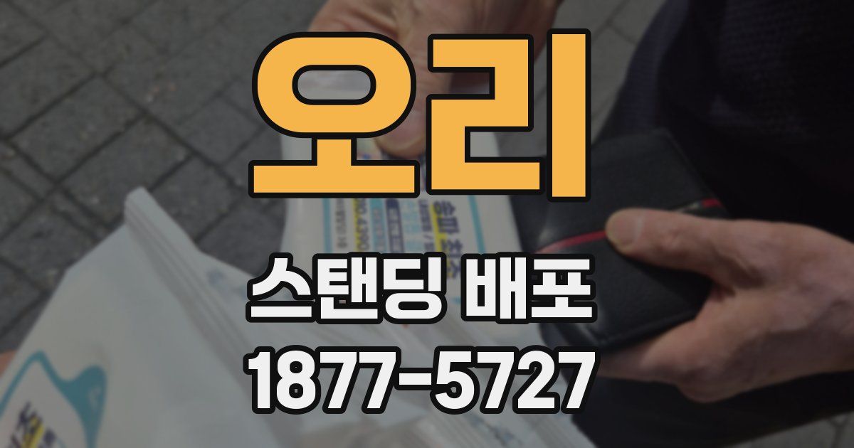 오리 스탠딩 배포