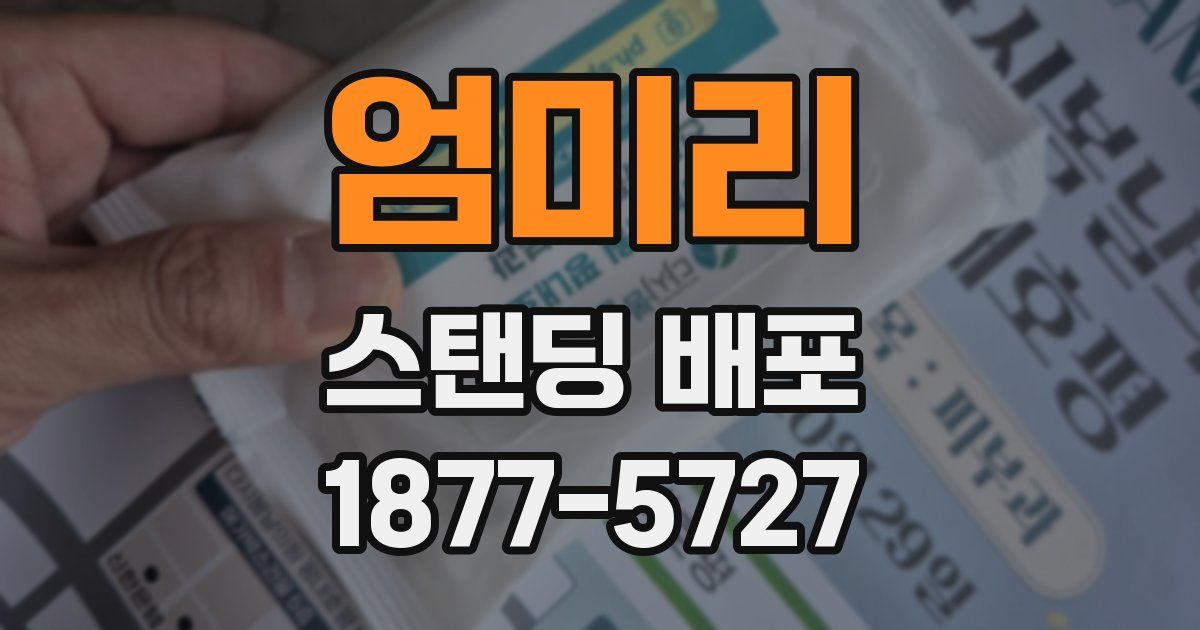 엄미리 스탠딩 배포