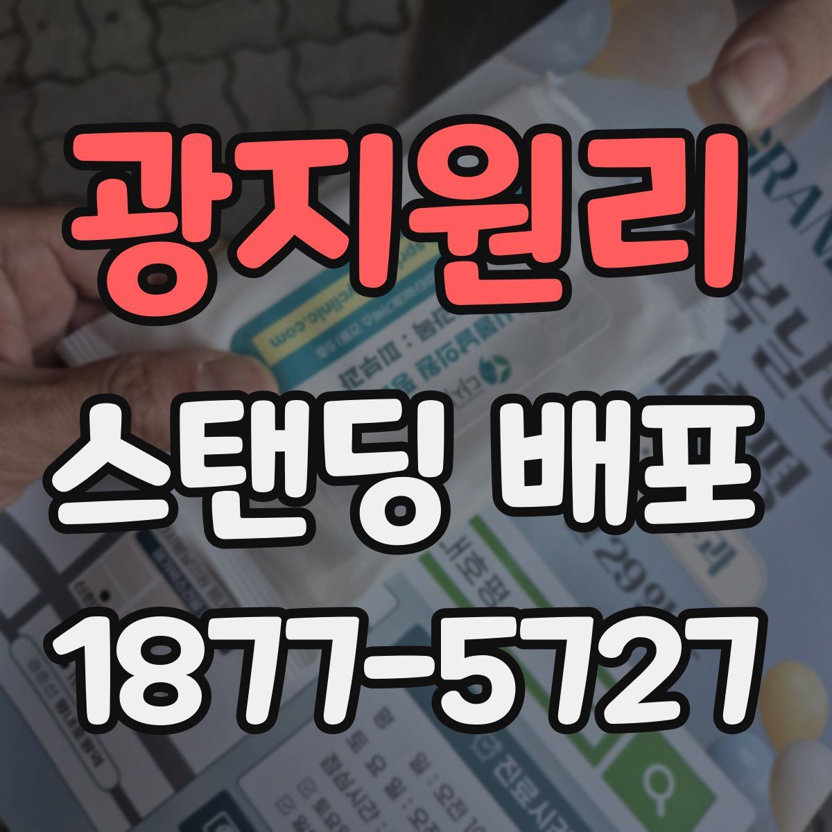 광지원리 스탠딩 배포