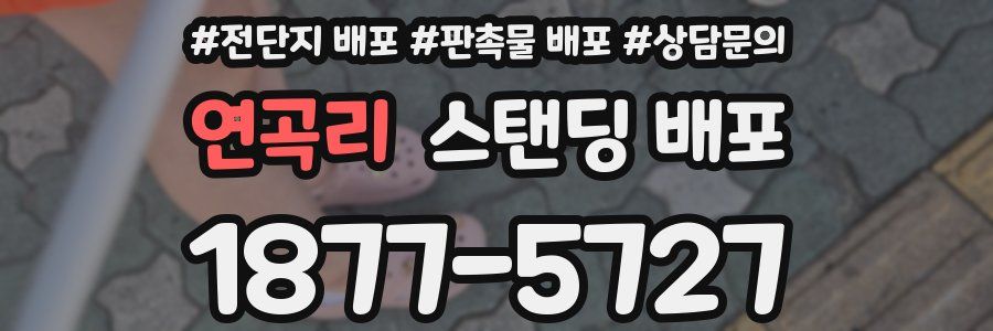 연곡리 스탠딩 배포