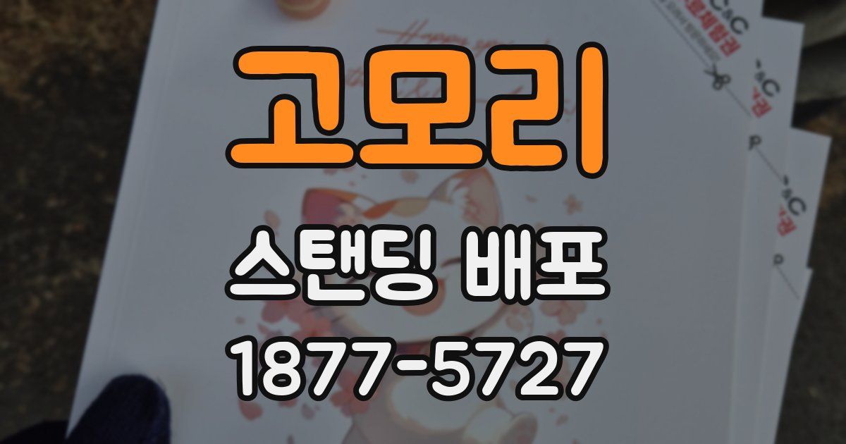 고모리 스탠딩 배포