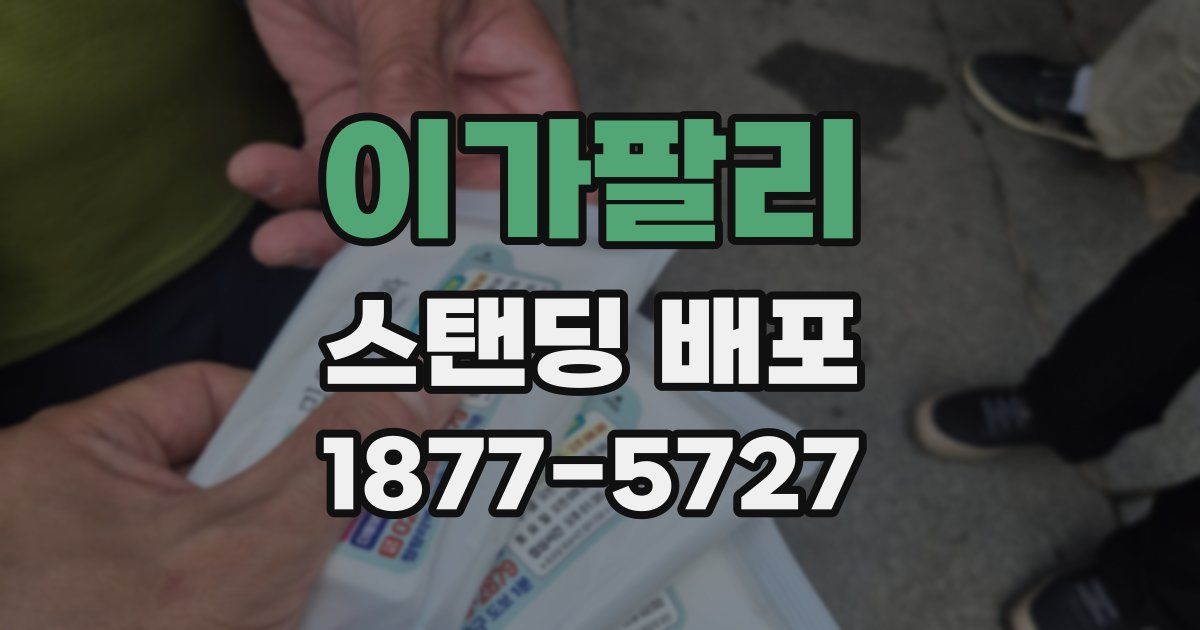 이가팔리 스탠딩 배포