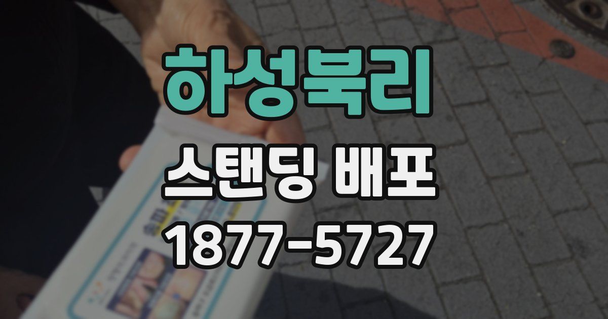 하성북리 스탠딩 배포