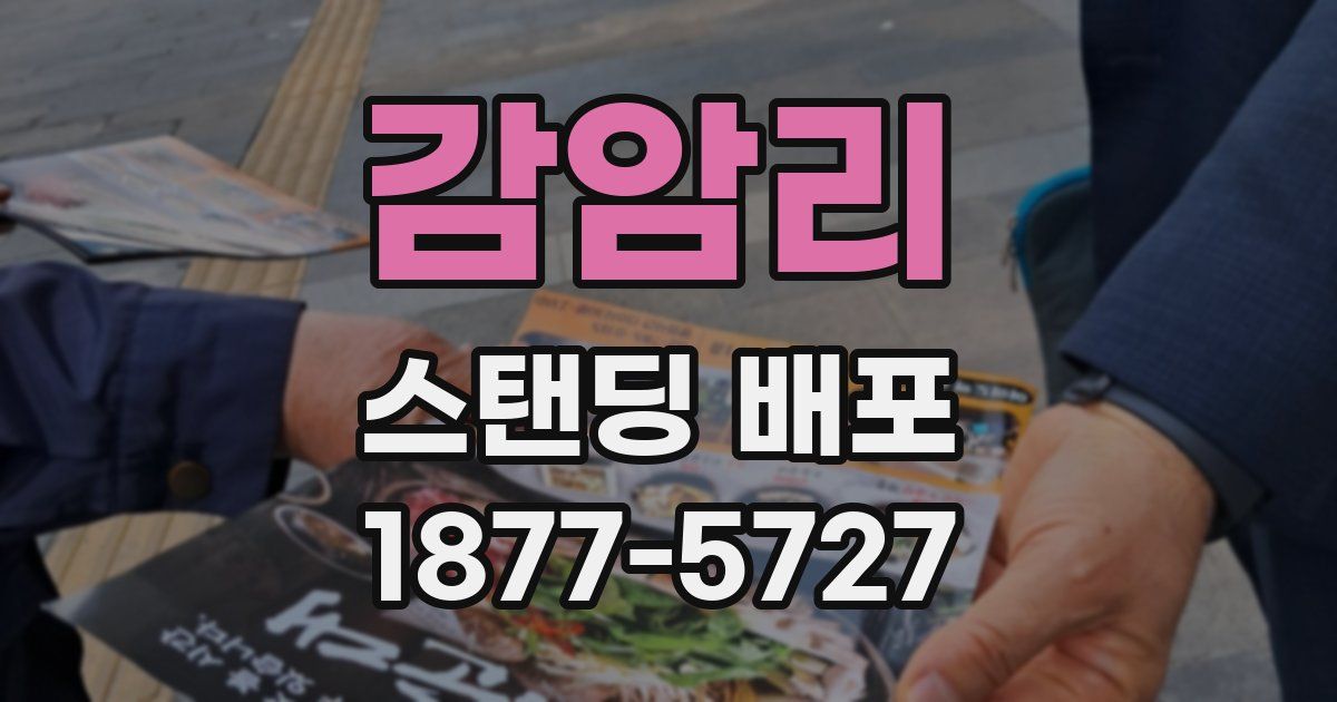 감암리 스탠딩 배포