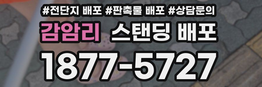 감암리 스탠딩 배포