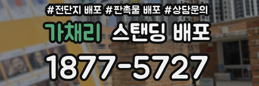 가채리 스탠딩 배포
