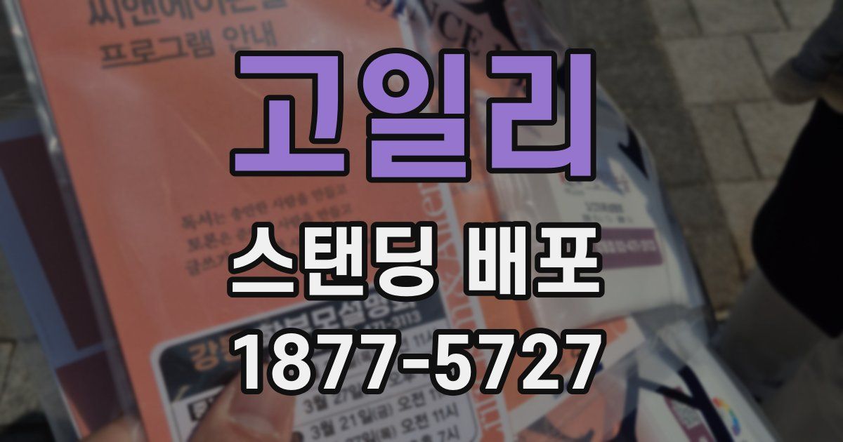 고일리 스탠딩 배포