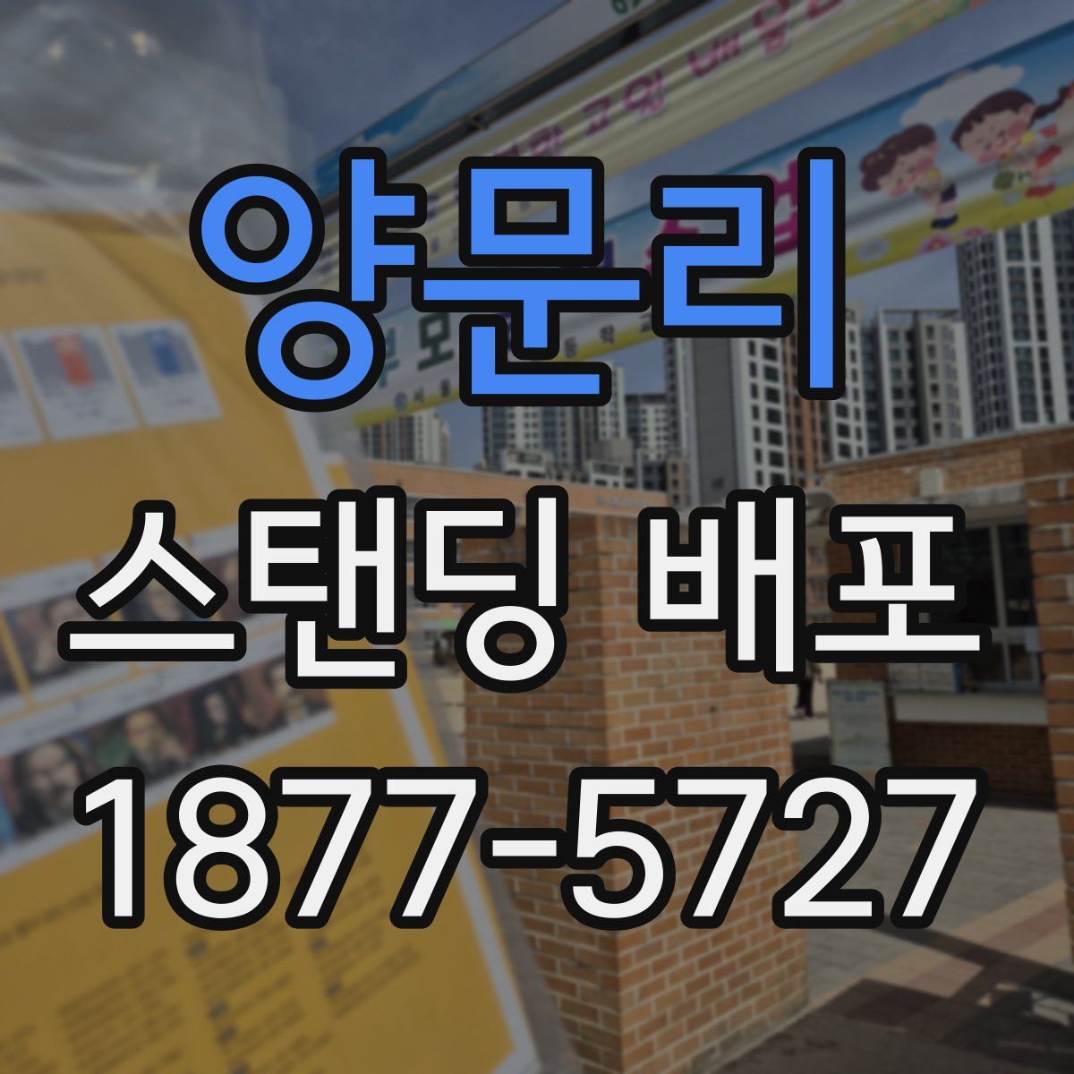 양문리 스탠딩 배포