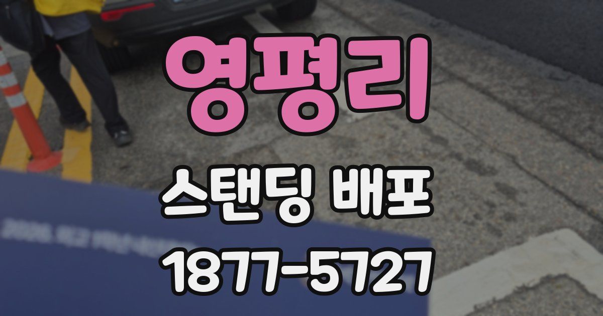 영평리 스탠딩 배포