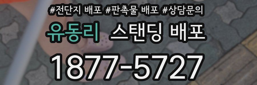 유동리 스탠딩 배포