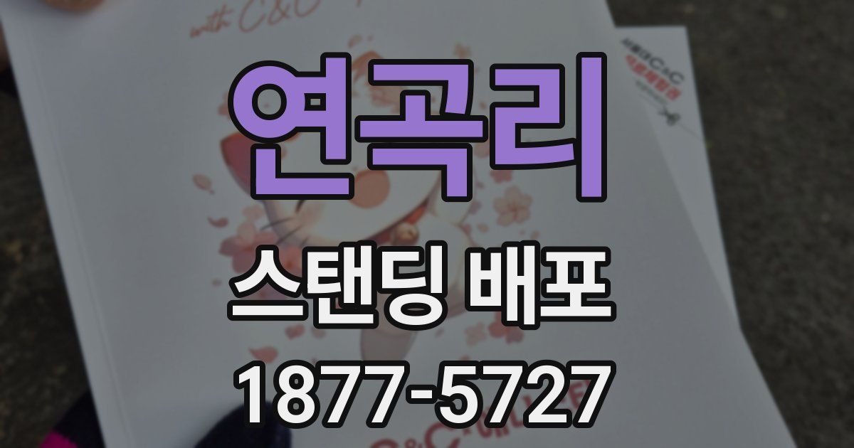 연곡리 스탠딩 배포