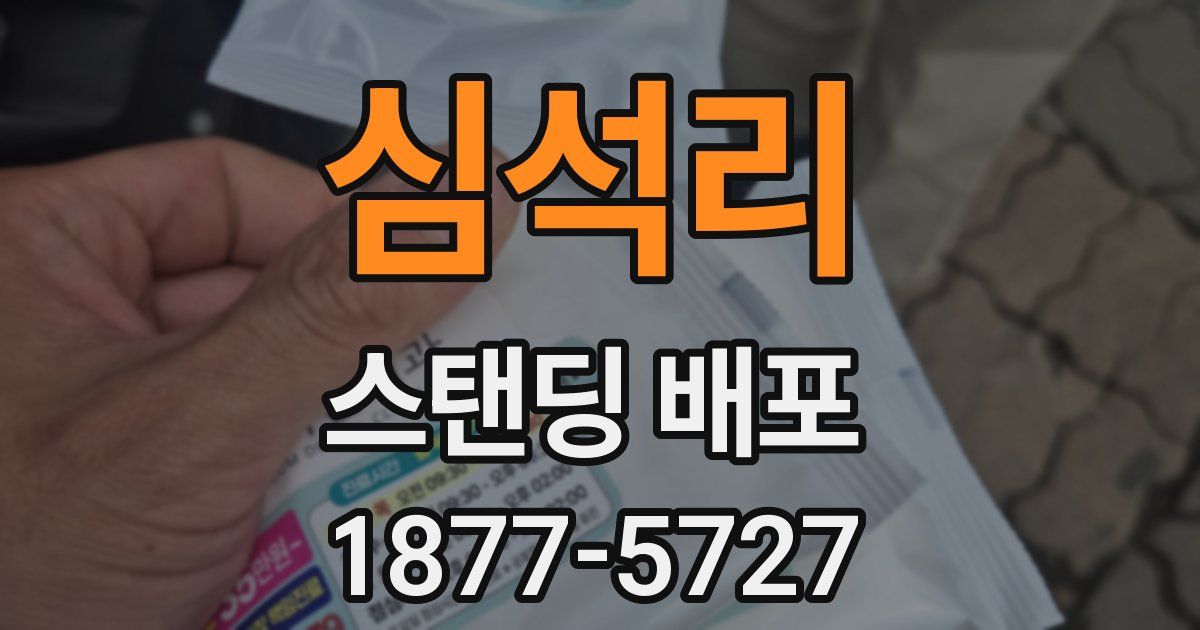 심석리 스탠딩 배포