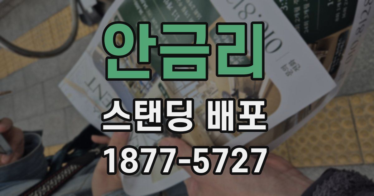 안금리 스탠딩 배포