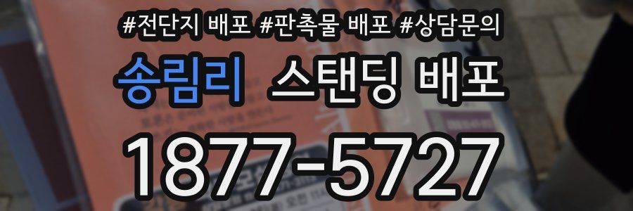 송림리 스탠딩 배포