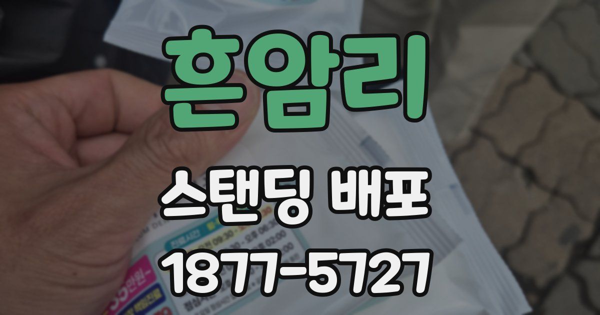 흔암리 스탠딩 배포