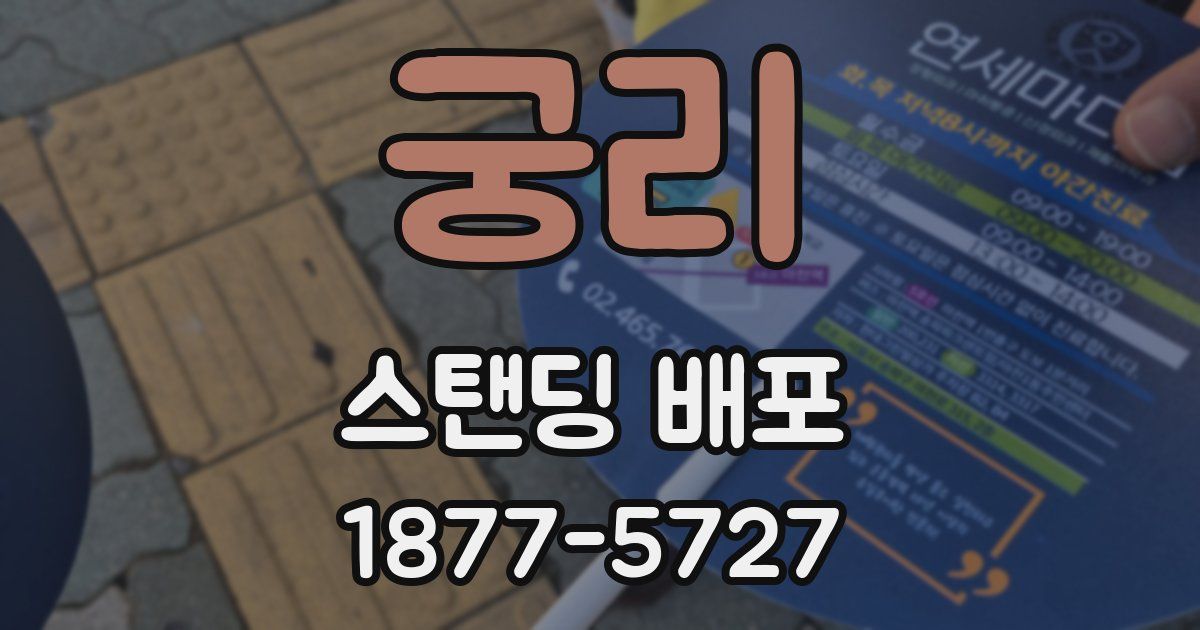 궁리 스탠딩 배포