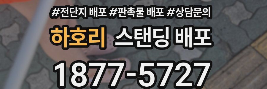 하호리 스탠딩 배포
