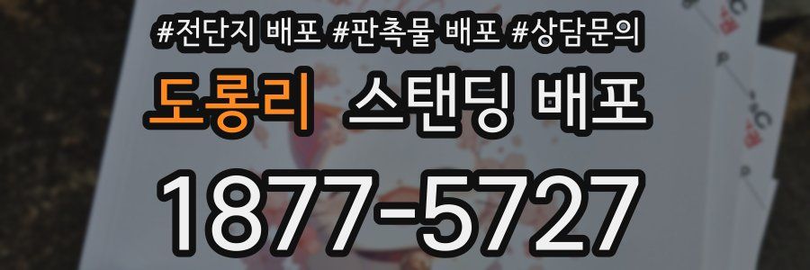 도롱리 스탠딩 배포