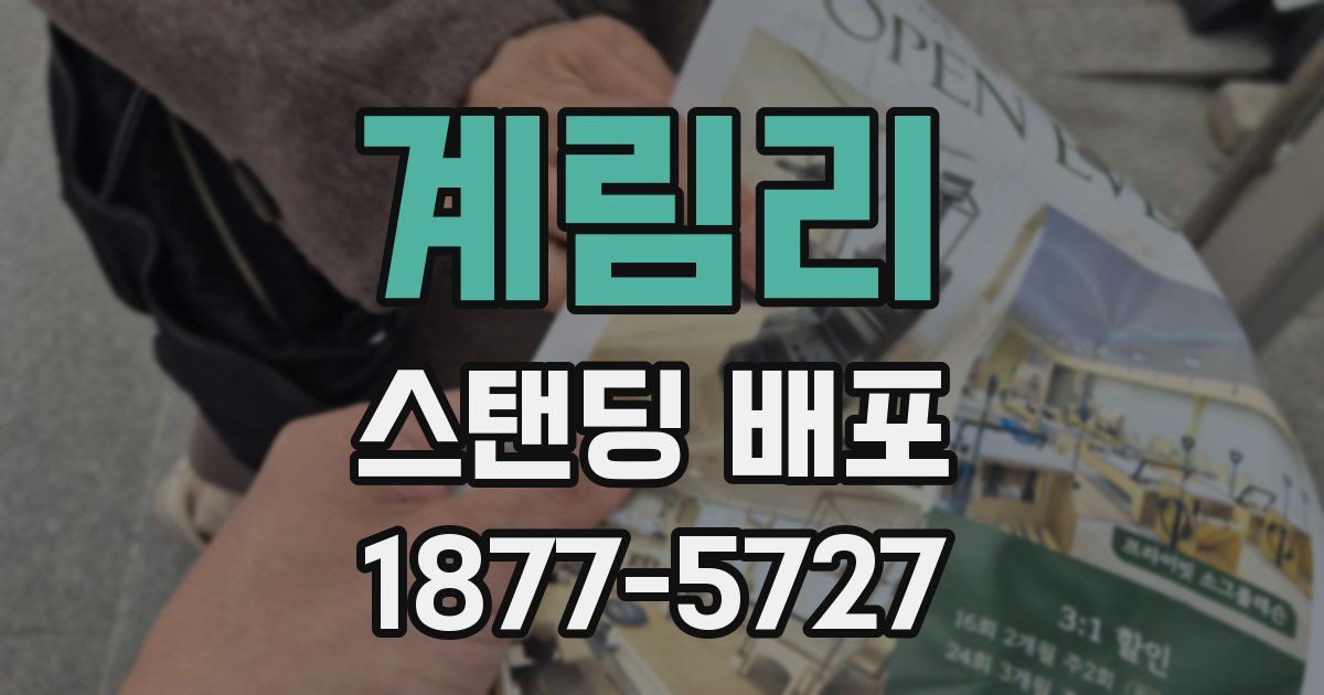 계림리 스탠딩 배포