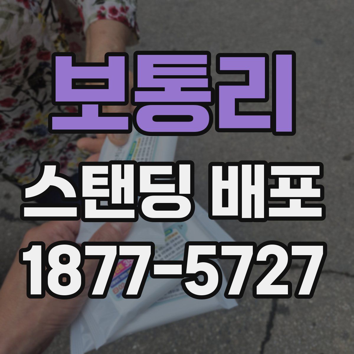 보통리 스탠딩 배포