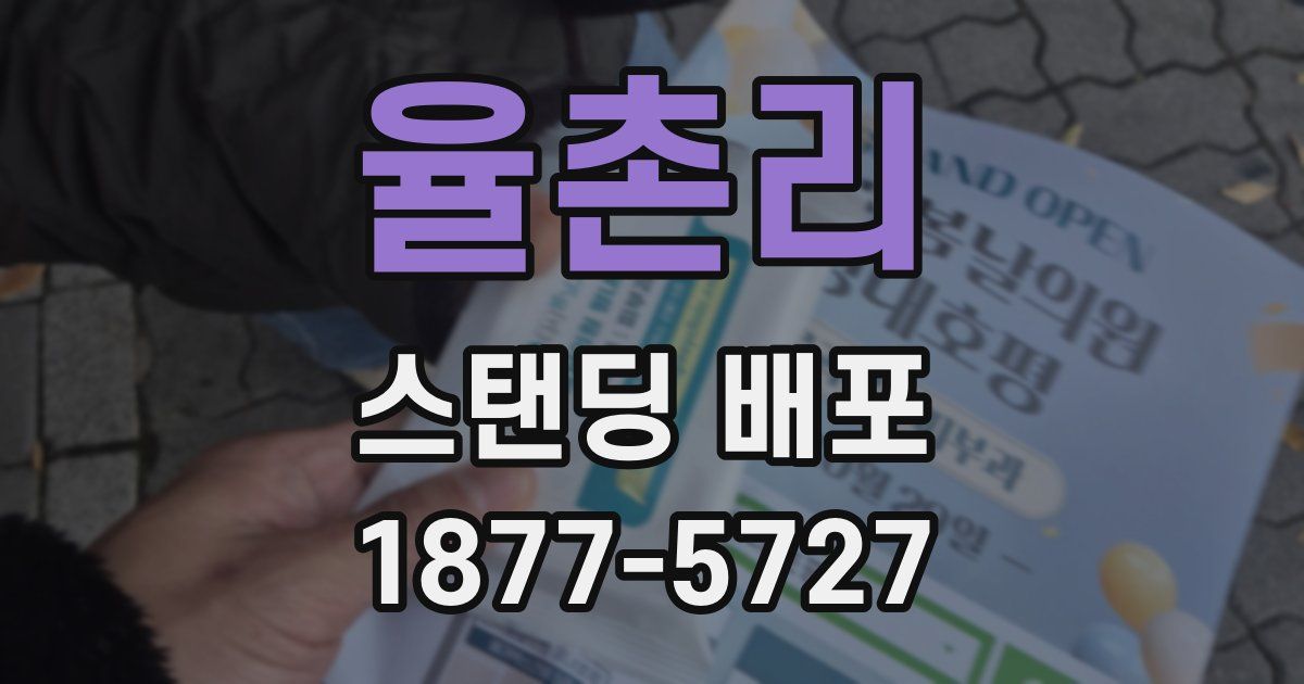 율촌리 스탠딩 배포