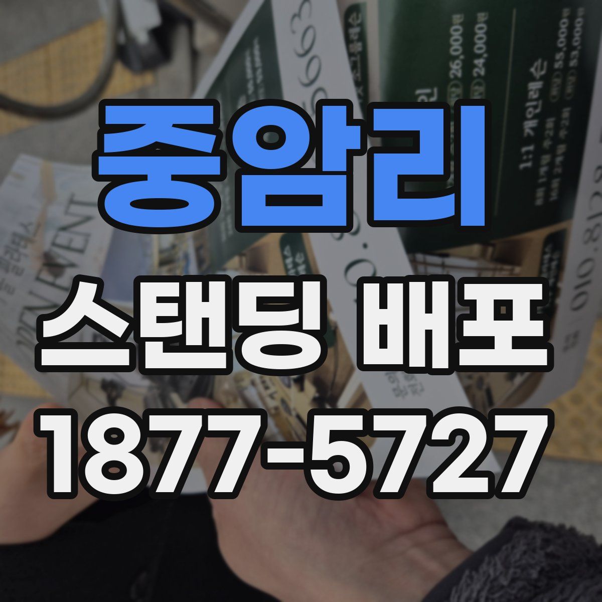 중암리 스탠딩 배포