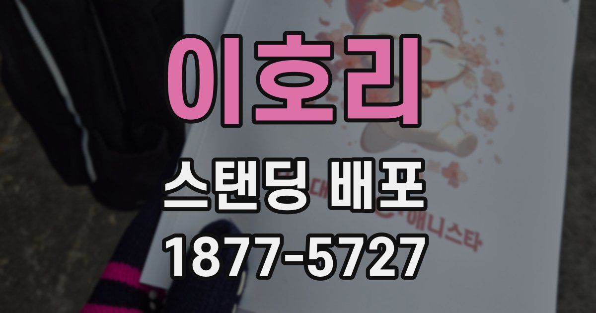 이호리 스탠딩 배포