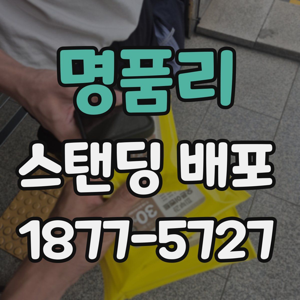 명품리 스탠딩 배포